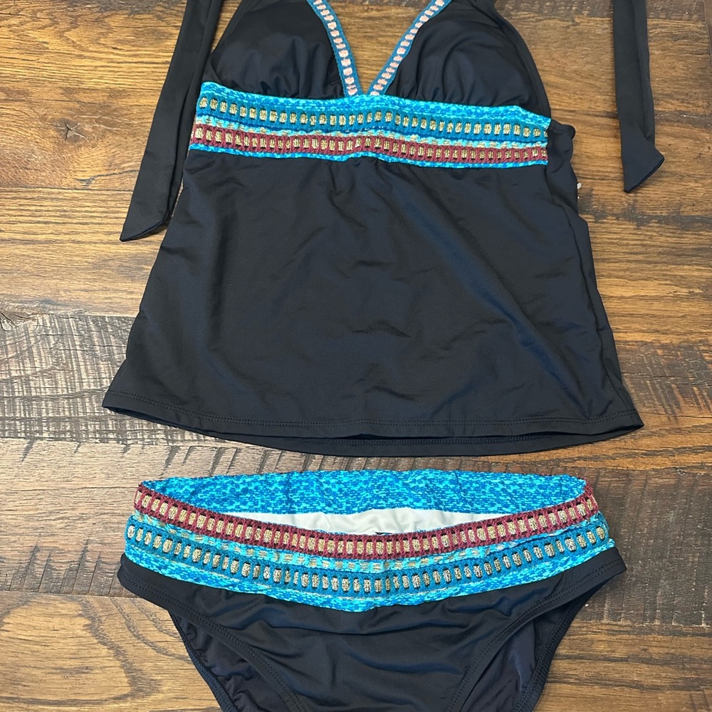 La Blanca Black Tankini Set